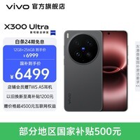 vivo X300 Ultra 蔡司大师镜头群 蓝图原色摄像头 2K蔡司大师色彩屏 新品拍照手机 黑Ka 16GB+1TB 摄影师版本 官方标配