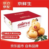 京鲜生 长城羊脂秋月梨 正宗大果 净重5斤 6-8粒 生鲜水果礼盒