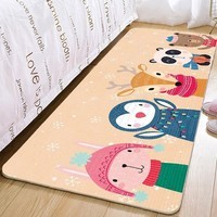 KAYE卡通床边地毯可定制家用卧室加厚毯子客厅飘窗垫轻奢简约免洗地毯 CTBED-T6 60x160 cm