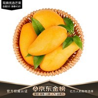 玖原农珍 源头直采青皮金煌芒果当季现摘优选甜心芒果 新鲜水果 含箱5斤净果4.5斤（200-400g）