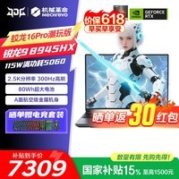 机械革命（MECHREVO）蛟龙16Pro电竞游戏本2026新款锐龙R9HX潮玩版RTX5060/5070独显16英寸笔记本电脑RAJG 【蛟龙16Pro潮玩版】R9-8945HX/16G/512G/RTX5060/灰