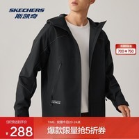 斯凯奇冲锋衣秋季硬壳单冲男女同款科技防水专业户外徒步P325U003