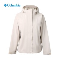 Columbia哥伦比亚冲锋衣女26春季新品户外防水连帽徒步夹克XR6553 278 L