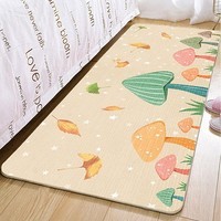 KAYE卡通床边地毯可定制家用卧室加厚毯子客厅飘窗垫轻奢简约免洗地毯 CTBED-T13 60x160 cm
