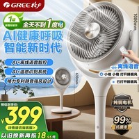 格力（GREE）【织风者AI+】一级能效直流变频轻音超静音空气循环扇家用语音遥控电风扇香薰双重净化抑菌落地扇
