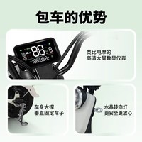 驰小虎电动自行车 如意虎新国标电动车电动自行车48V20Ah电池长续航电瓶车代步车电车【上不了牌包退】白
