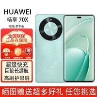 华为mete70pro手机 可选畅享70x  5G全网通 鸿蒙系统一键北斗 曲屏NFC 麒麟芯片 长续航闪充 防水防摔 512GB【湖光青】+送蓝牙耳机