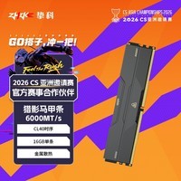 挚科16GB单条 DDR5 6000 C40 台式机内存条 猎影马甲条