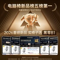 黑零B1 Pro人体工学椅办公椅电脑电竞椅子人工力学座椅学习 曜黑