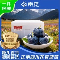 京觅四川高山花香蓝莓 4盒装 100g/盒 单果15mm+ 生鲜源头直发包邮