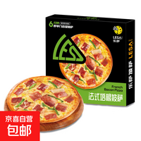 乐萨披萨7英寸加热即食家用商用披萨半成品儿童早餐速食比萨饼 1盒法式培根披萨