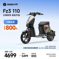 九号（Ninebot）九号电动Fz3 110 新国标电自 智能长续航电动自行车【门店自提】 到门店选颜色