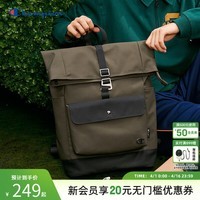 Champion冠军25春季新款双肩包男女情侣休闲户外通勤校园书包背包 绿色 均码