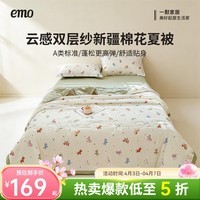 一默空调被薄被子2026年夏季新款新疆棉花夏被家纺可机洗单双人夏凉被 云感宝莉马 150*200cm