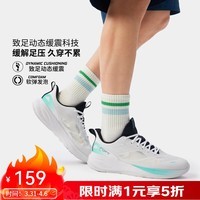 李宁SOFT GO MAX男鞋春季新款透气网面高回弹潮流低帮休闲运动鞋 091-1标准白 40