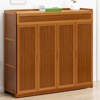 木马人入户鞋柜门口大容量鞋架换鞋凳宿舍玄关柜简易家用收纳柜门厅柜 【加高加宽】升级款-二门6层