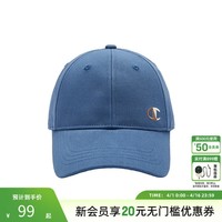 Champion冠军鸭舌帽女秋季美式运动刺绣红色情侣时尚棒球帽 墨蓝 均码