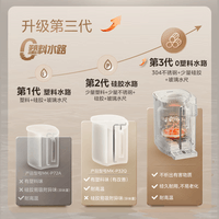 美的(Midea)【国家补贴】小魔方电热水瓶 316L不锈钢电水瓶 5L大容量家用烧水壶 保温饮水机恒温电水壶 5L 【小魔方SE】0塑料水路11FPro