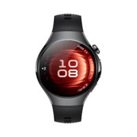 【99成新】HUAWEI WATCH 5 42mm基础款深锖色不锈钢表壳幻月黑氟橡胶表带首创X-TAP智感窗鸿蒙腕上小艺eSIM通信手表  