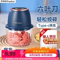 荣事达（Royalstar）捣蒜器电动蒜泥神器家用压蒜器小型绞肉机蒜泥捣碎器打蒜拉蒜器 【基础款 0.3L 】-家用绞肉蒜
