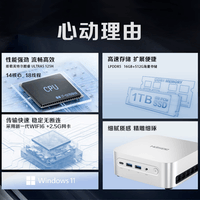 神舟（HASEE）战神mini U5S迷你台式电脑小主机(酷睿Ultra 5 125H/16G LPDDR5/512G/WIFI/win11)