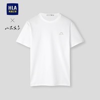 海澜之家（HLA）短袖T恤25新吸湿速干凉感短袖男夏季 漂白JS 3XL 190/104A 推荐182~196斤