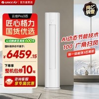 格力（GREE）空调3匹柜机立式云佳pro 变频冷暖自清洁冷酷二代外机 家用2匹P客厅立柜式空调 AI动态节能 纯铜管 3匹 一级能效云佳Pro柜机 【 新国标 】