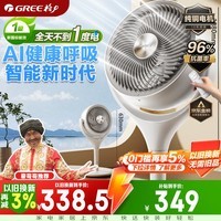 格力（GREE）【豪哥哥推荐织风者AI+Pro】一级能效直流变频轻音节能超静音空气循环扇遥控电风扇家用净化落地扇