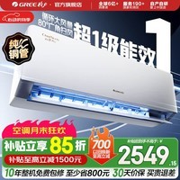 格力空调 1.5匹/大1匹 云佳Pro/云佳 新能效变频冷暖自清洁 纯铜管 壁挂式卧室空调挂机 家电补贴 云佳Pro 新一级能效 1.5匹 新品上市