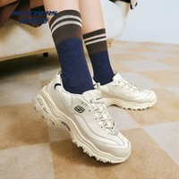 斯凯奇小白熊|女鞋秋冬季透气小白鞋增高复古老爹鞋运动鞋11931