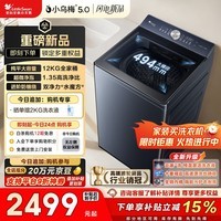 小天鹅（LittleSwan）小乌梅5.0 波轮洗衣机全自动家用 12KG大容量纯平 超微净泡 TB12K60 以旧换新 国家补贴 京东自营