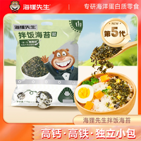 海狸先生拌饭海苔蔬菜多多独立包装碎儿童高钙寿司海苔食材 经典原味拌饭1袋（10小包）*110g
