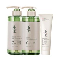 阿道夫无硅油洗发水精油香氛控油蓬松洗发露持久留香洗发膏 无硅油洗发水500ml*2+焗260g油宝