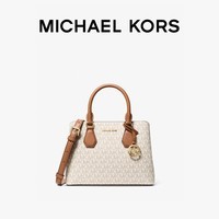 MICHAEL KORS 迈克高仕 MK Camille 小号手提包单肩斜挎女包 香草白 / 棕色 149