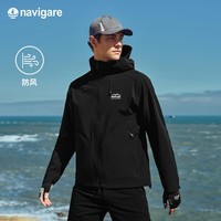 NVG·YOUNG意大利小帆船短装夹克上衣男士26新款春季户外徒步连帽外套青少年