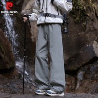 皮尔卡丹工装裤子2026青年新款春夏季防水速干长裤直筒男士款 灰色 XL
