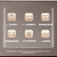 苏泊尔（SUPOR）球釜IH电饭煲电饭锅4L5L家用3-5-8人不粘内胆1300W ih柴火饭智能预约多功能一体煮粥煲汤 商场同款 线下款 炭焱IH双火 4L 铜晶球釜