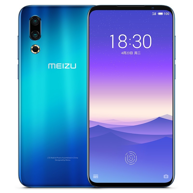 Meizu/魅族 魅族16s 8GB+256GB 幻影蓝 全面屏移动联通电信4G全网通手机图片