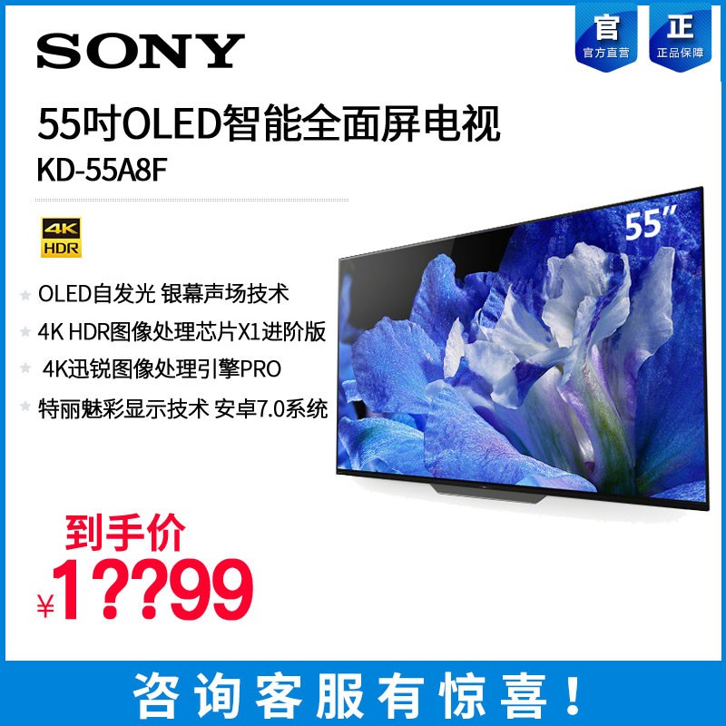 Sony/ KD-55A8F 55Ӣ OLED 4K HDRƽӹٷ콢ͼƬ