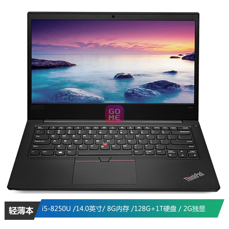 ThinkPad E480(20KNA00QCD)14ӢᱡʼǱ (I5-8250U 8G 256G SSD Win10 ɫͼƬ