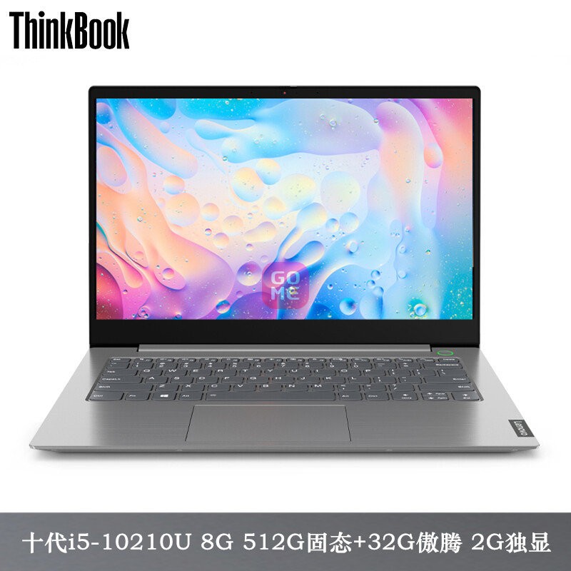 ThinkBook 14ϵ 14ӢᱡʼǱԡѡʮi5/i7  2G 32Gڰ FHD(¿10 ָʶ ̣ 14-0CCDʮi5-10210U 8G 512G̬ 2G)ͼƬ
