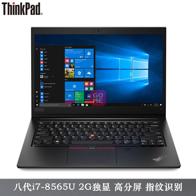ThinkPad S3â0MCD14ӢѧᱡʼǱԡi7-8565U 2G ָʶ ߷(8Gڴ/512G̬/)ͼƬ