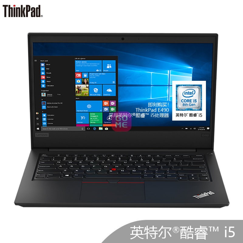 ThinkPad Ʒ-E490 14Ӣʵᱡ ѧϰʼǱ(E490-0HCDi5-8265U 4Gڴ 1TBе  HD)ͼƬ