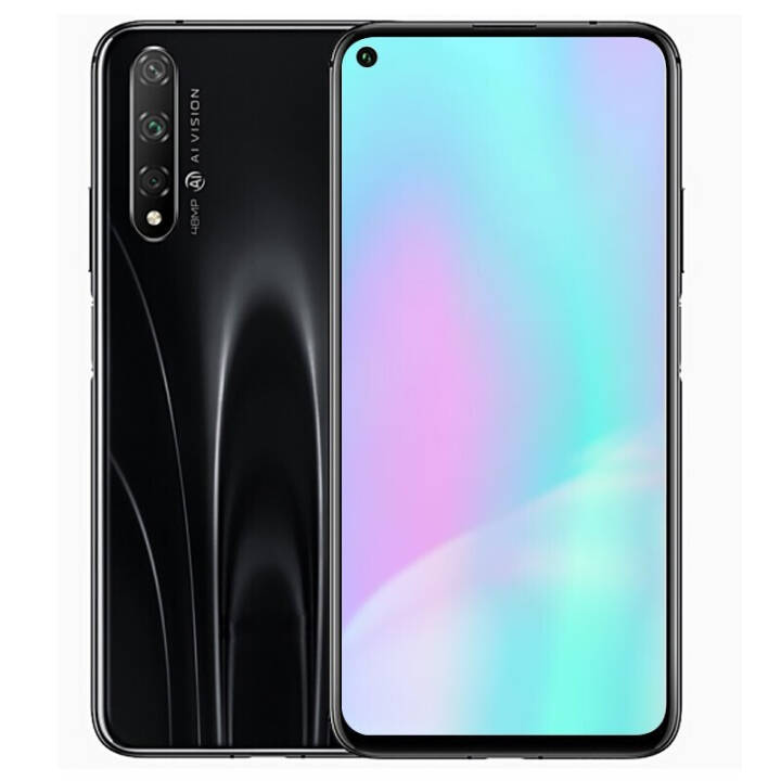 华为 荣耀20s 全网通4g手机 蝶羽黑  6gb 128gb图片