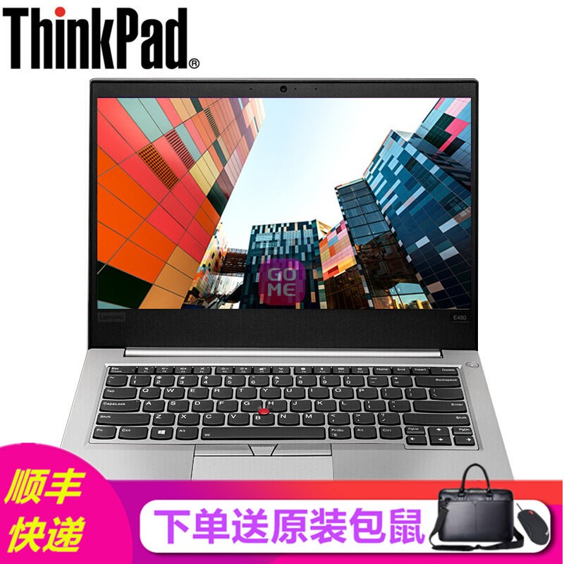 ThinkPad E480-2XCD 14Ӣᱡխ߿ʼǱ FHD i3-7020U 4G 500Gе(20KNA02XCD ԭװ)ͼƬ