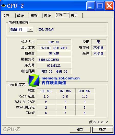 稳超DDR450!英飞凌512M仅售360元 