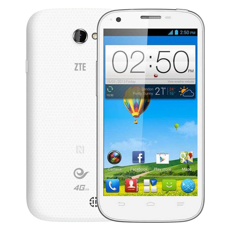 中兴(ZTE)手机Q801U（白）联通4G图片