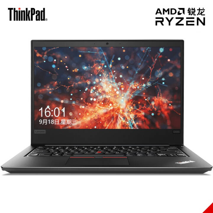 ThinkPad E495 14Ӣᱡխ߿ʼǱ 0VCD ɫ APU R7-3700u 16Gڴ 256G̬+1TеͼƬ