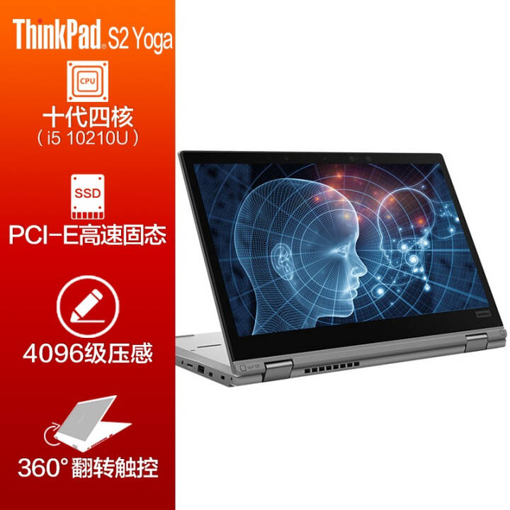 ThinkPad S2 Yoga ¿13.3Ӣ緭תᱡIBMʼǱ  i5-10210U 8G 1TB@03CDͼƬ