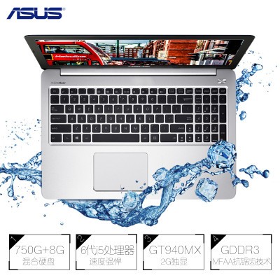 Asus/˶ V V555UQ6200 15.6ӢᱡʼǱ i5 8G 750G+128G 2GͼƬ